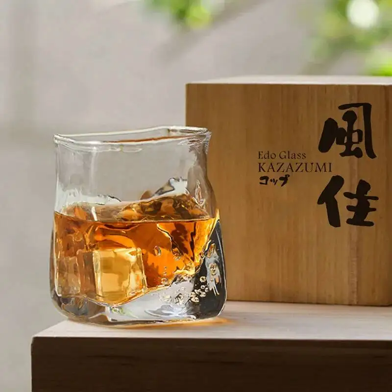 Yamazaki Home Bathroom Storage - Bicchiere da whisky creativo EDO Designer