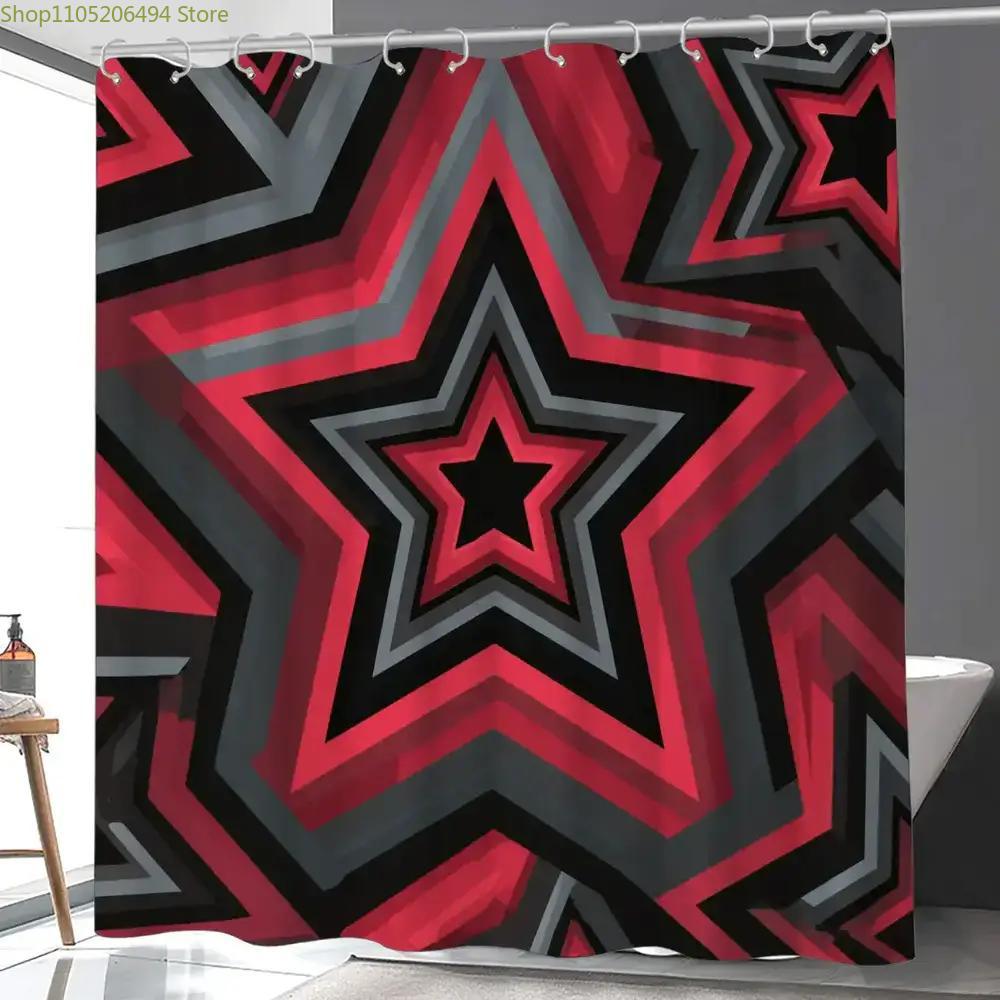 Home Bathroom Design Ideas - Tenda da Doccia con Motivo a
