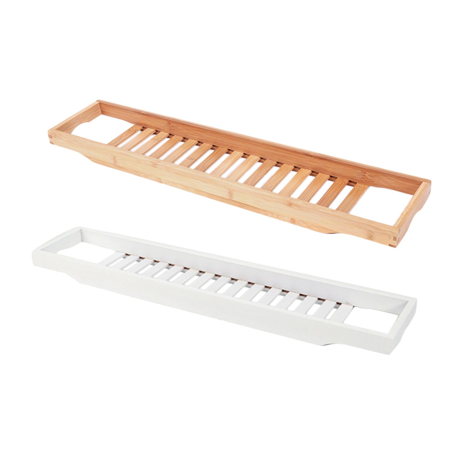 Bath Caddy Tray - Portaoggetti da Bagno in Bambù, Vassoio