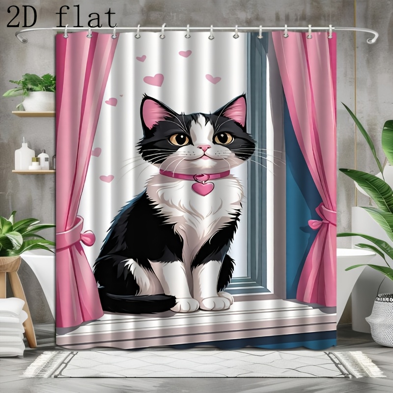 Home Bathroom Partition - Tenda da doccia piatta 2D, 1