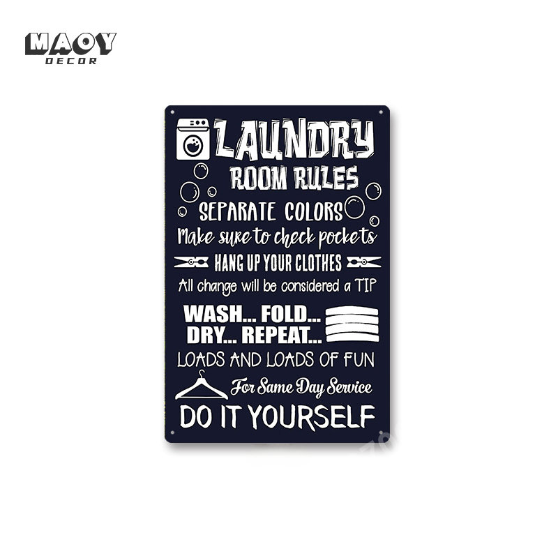Targa in Metallo con Slogan, D - Home Bathroom Decor recensione e prezzo