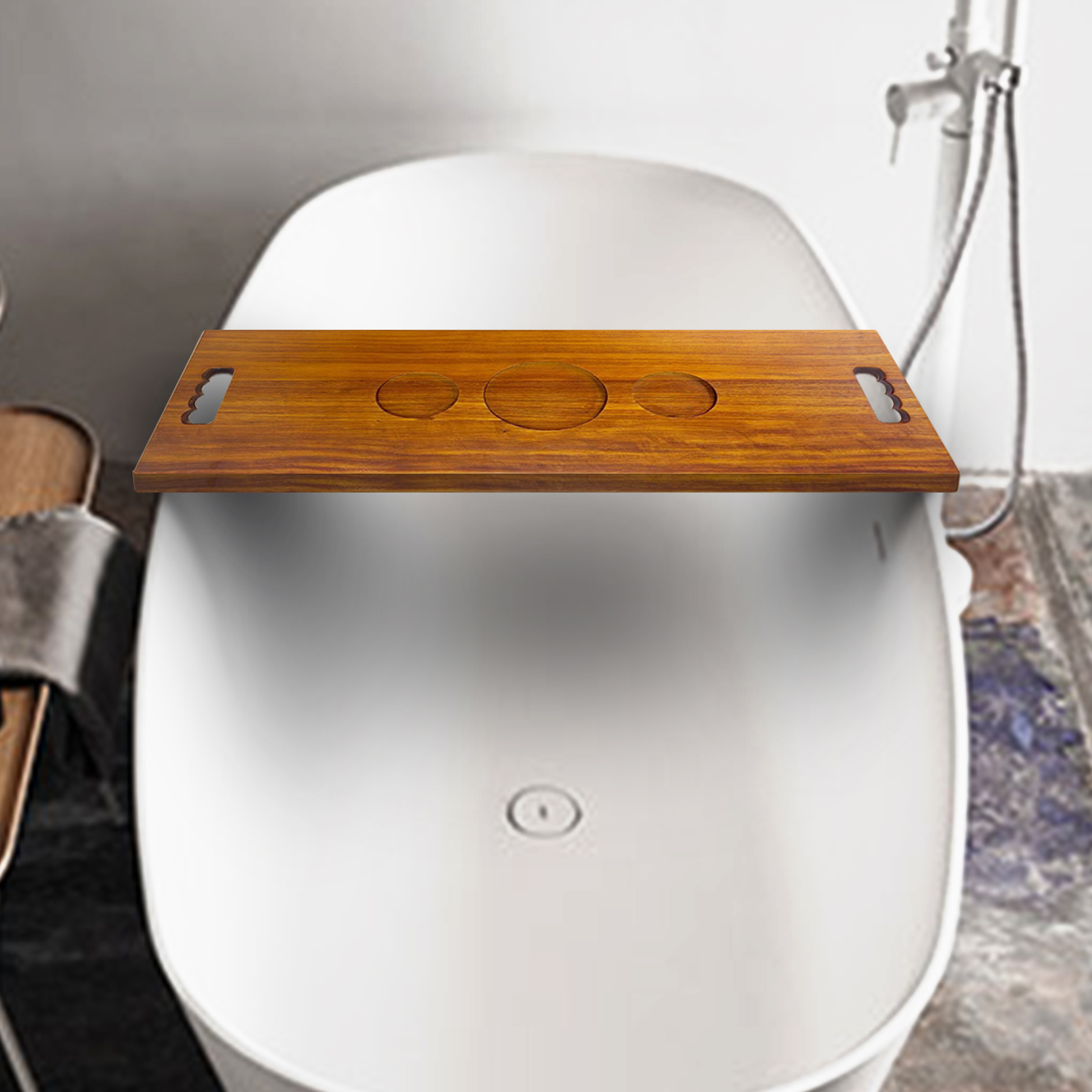 Vassoio da Bagno in Legno Mass - Bath Caddy Tray recensione e prezzo