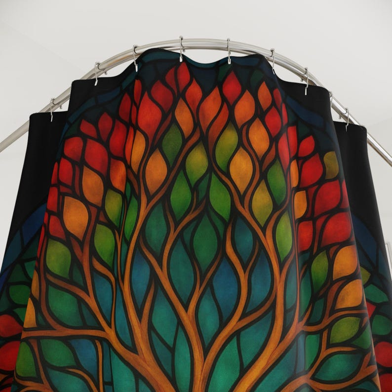 Tenda da doccia con albero del - Home Bathroom Design Ideas recensione e prezzo