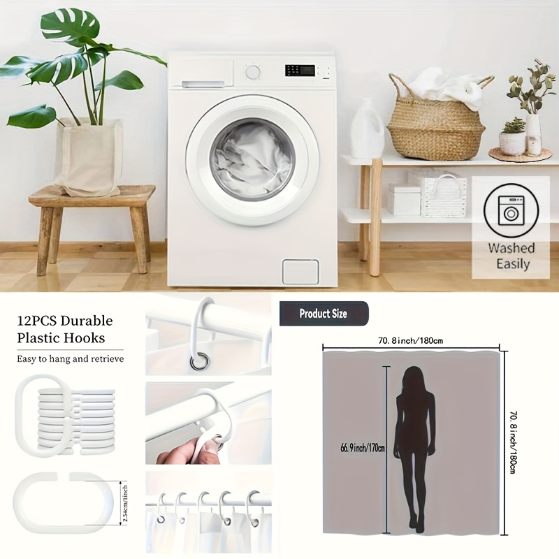 Tenda da doccia piatta 2D, 1 p - Home Bathroom Partition recensione e prezzo