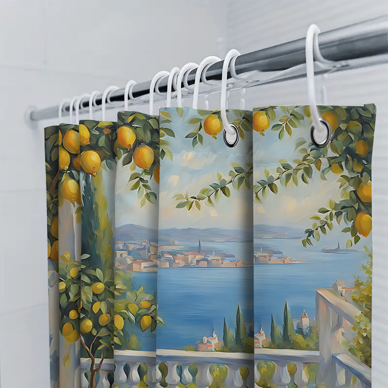 Tenda da Doccia con Motivo Lim - Home Bathroom Design Ideas recensione e prezzo