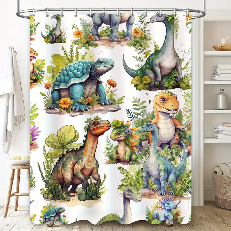 Tenda da doccia colorata con d - Home Bathroom Design Ideas recensione e prezzo