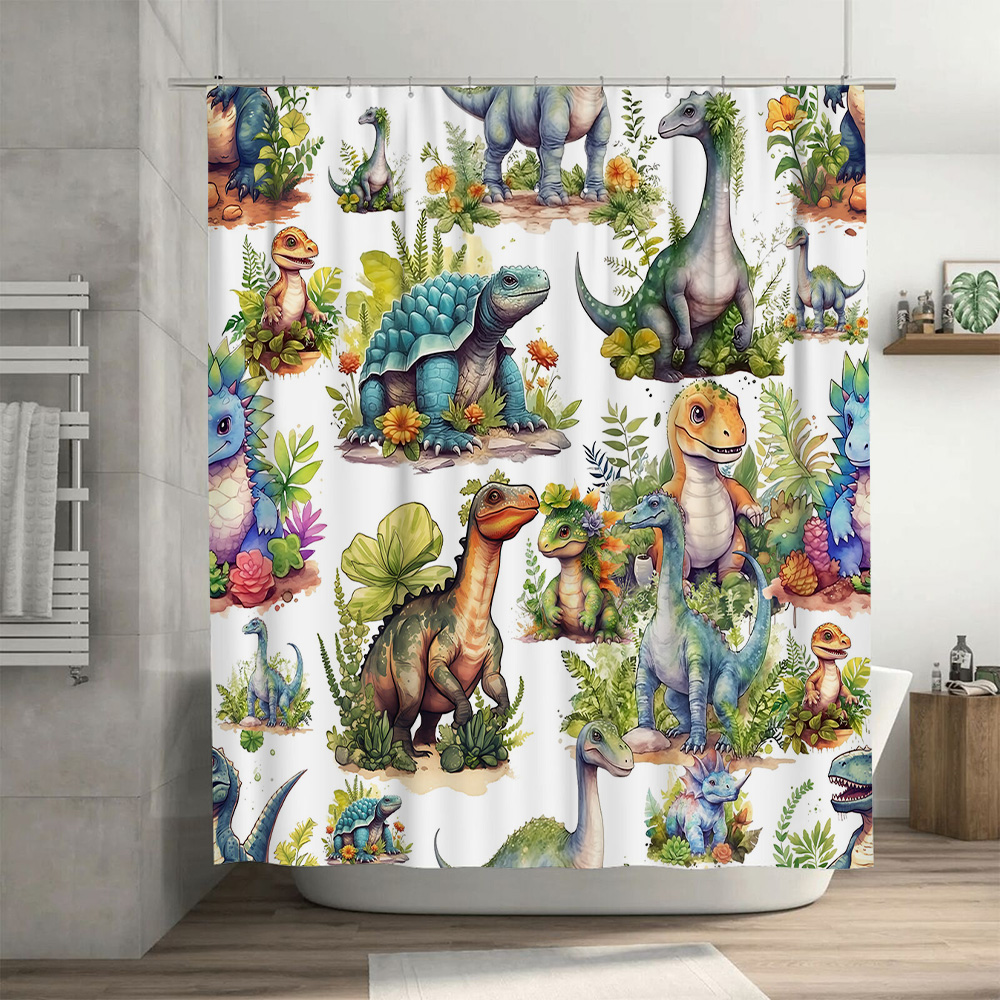 Tenda da doccia colorata con d - Home Bathroom Design Ideas recensione e prezzo