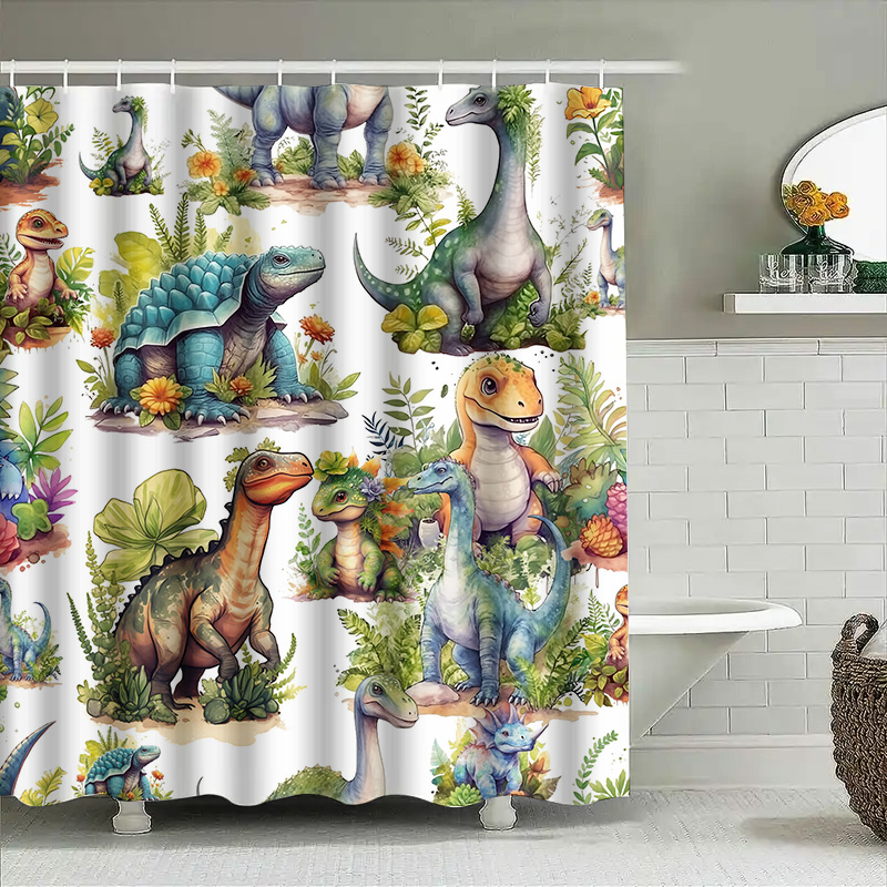 Tenda da doccia colorata con d - Home Bathroom Design Ideas recensione e prezzo