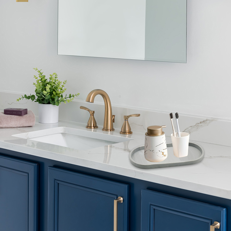 Vassoio portaoggetti in silico - Zara Home Bathroom Tray recensione e prezzo
