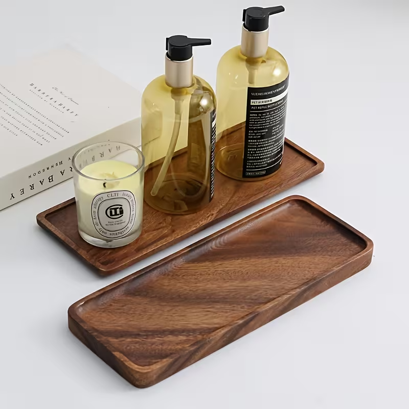 Vassoio in Legno Naturale Rett - Zara Home Bathroom Tray recensione e prezzo