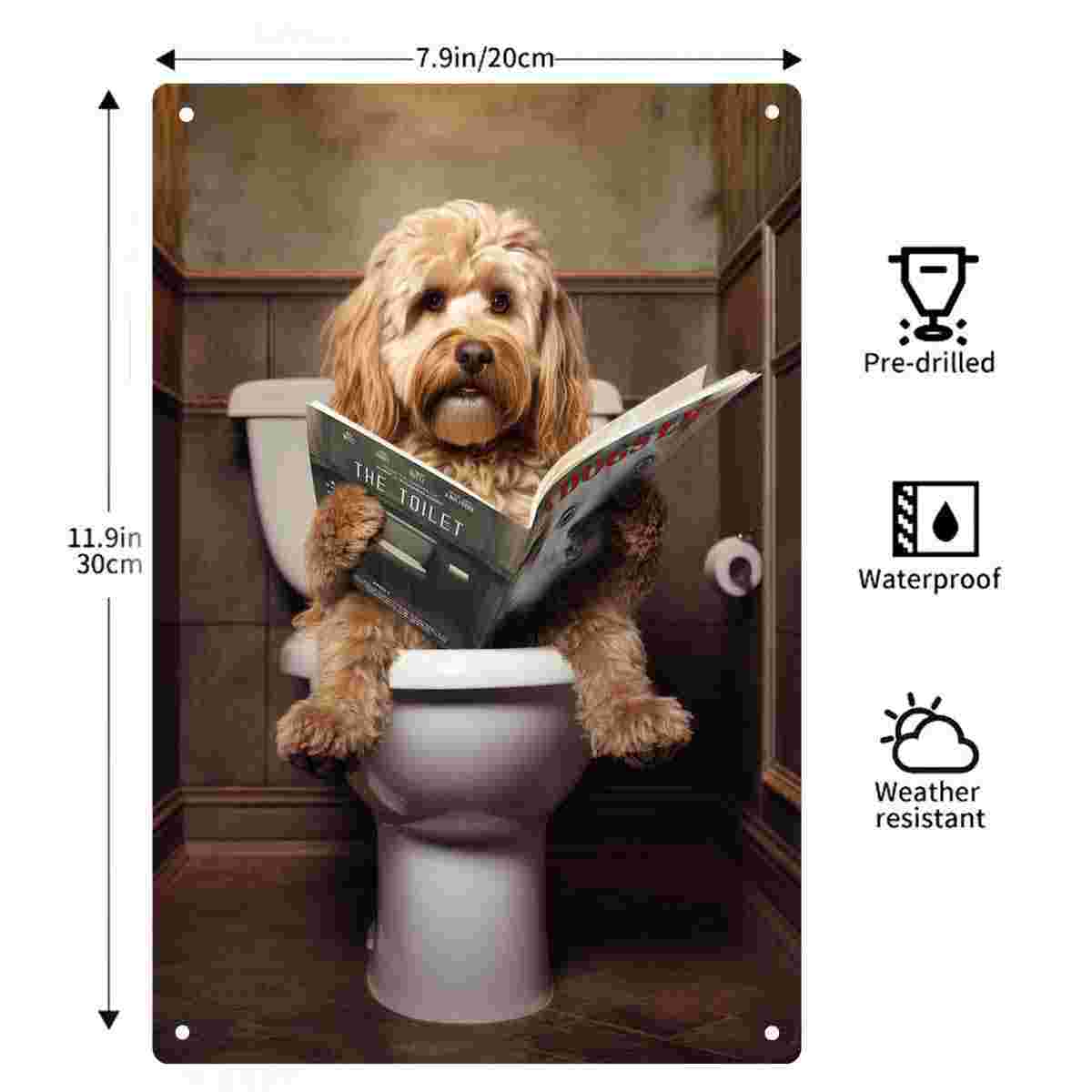 Insegna da parete in metallo 2 - Home Bathroom Decor recensione e prezzo