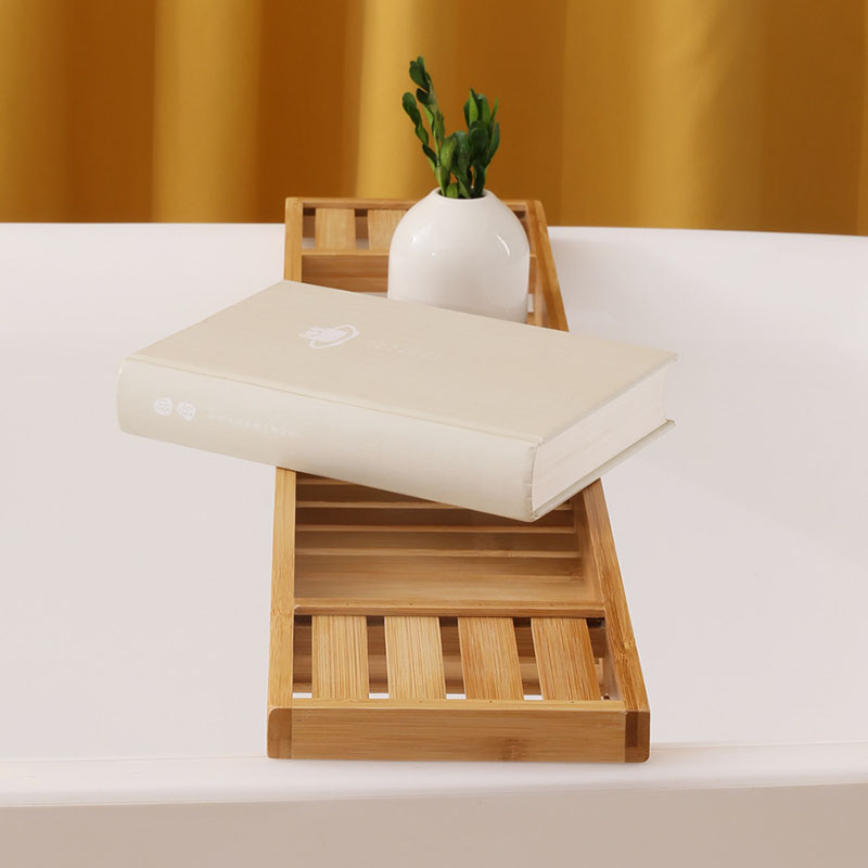1PC Bamboo Extension antiscivo - Bath Caddy Tray recensione e prezzo